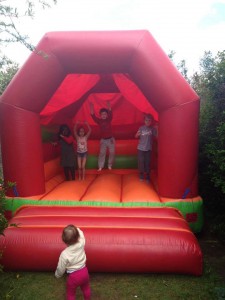 Bouncy Castle with rain cover